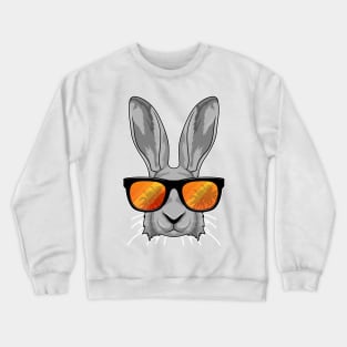 Rabbit with Sunglasses Crewneck Sweatshirt